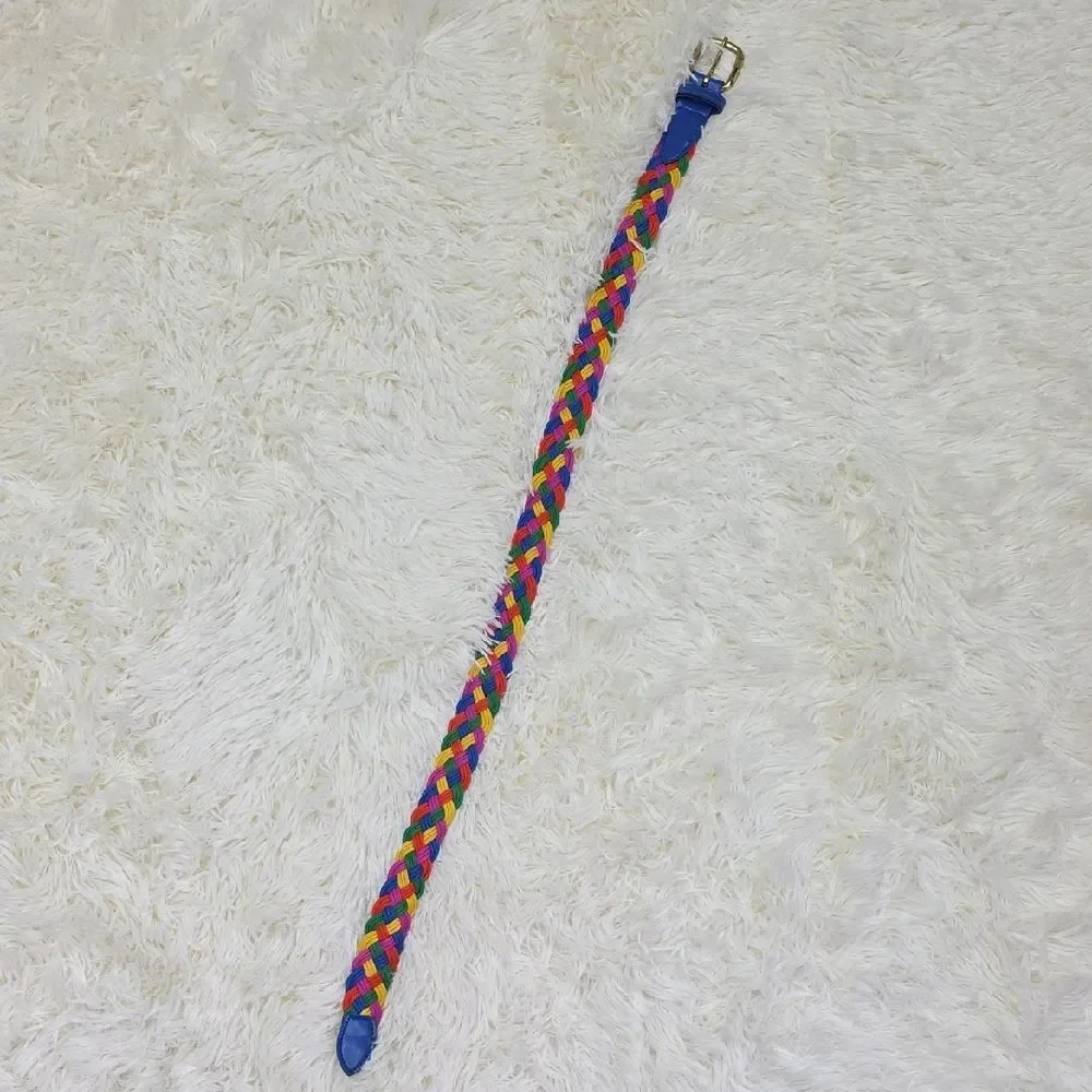 5 For $25 Colorful Braided Belt
